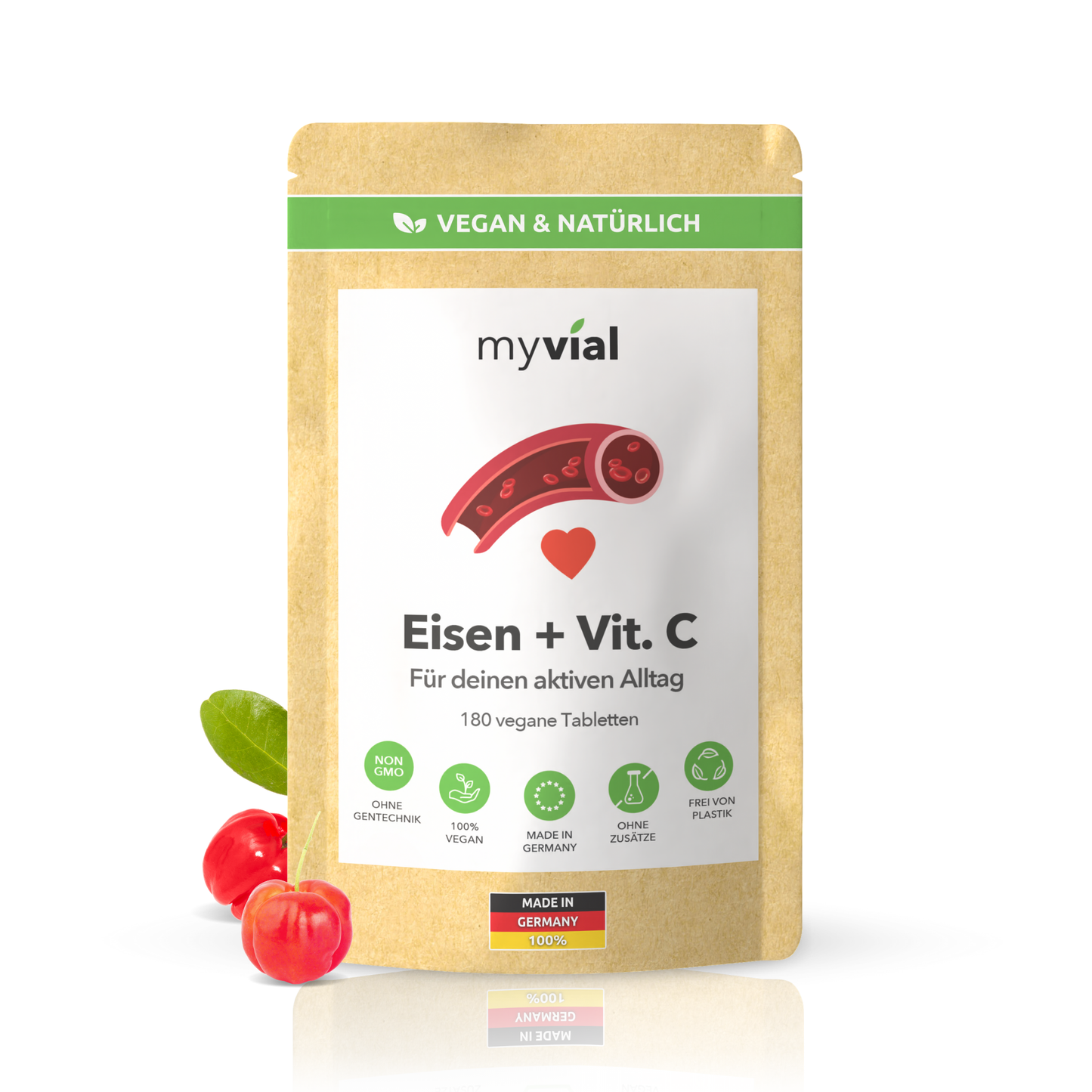 Eisen + Vitamin C Tabletten