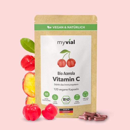 Bio Vitamin C Kapseln aus Acerola