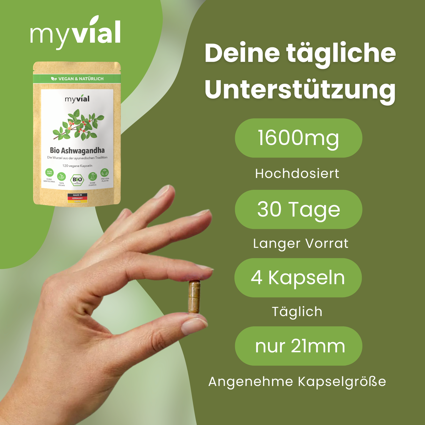 Bio Ashwagandha Kapseln