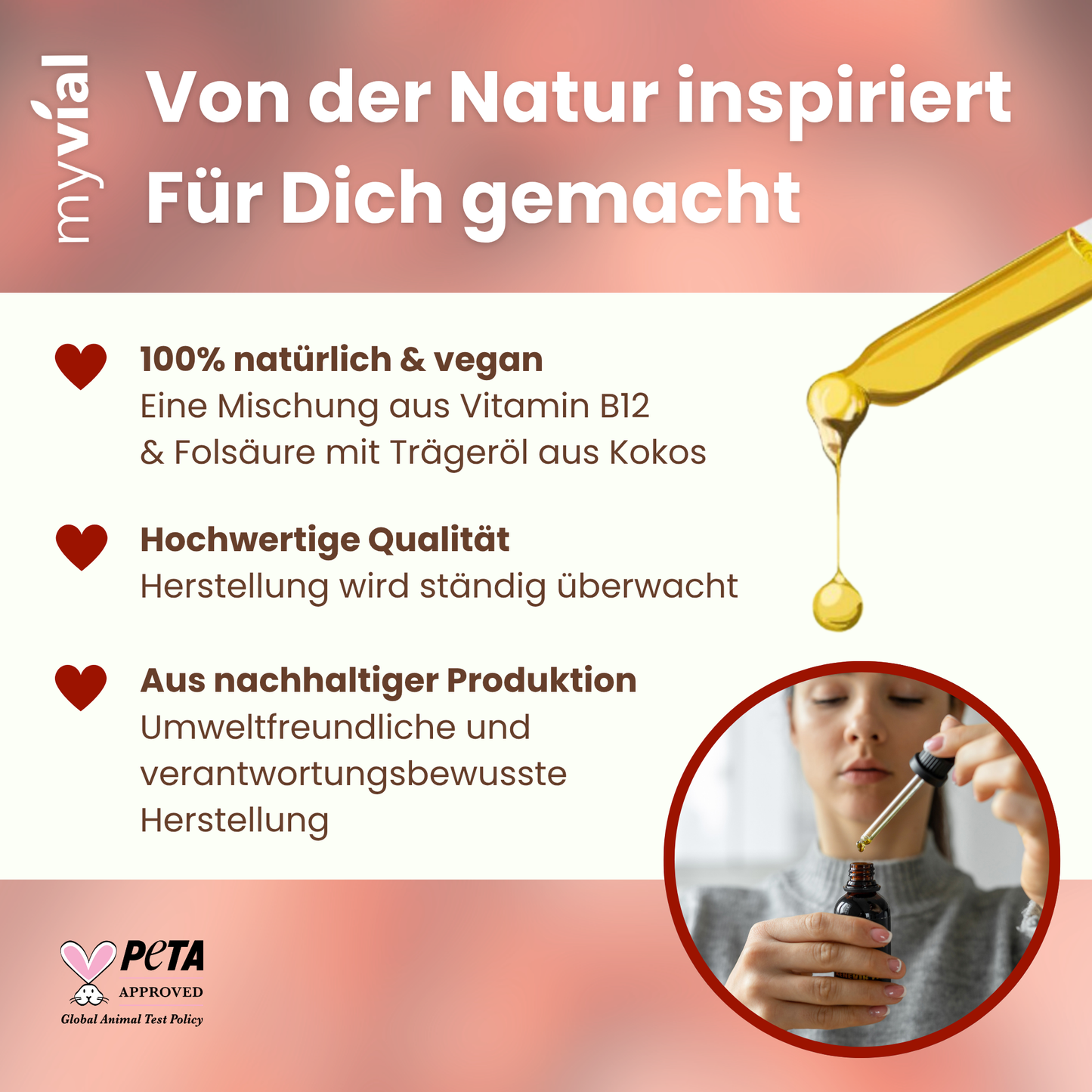 Vitamin B12 Tropfen + Folat